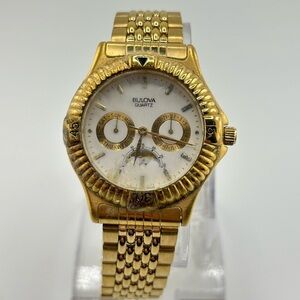 Bulova Gold Quartz water resistant Watch #570